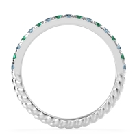 Classic and Modern Half Eternity Carman Band