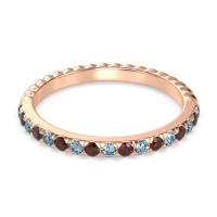 Classic and Modern Half Eternity Carman Band