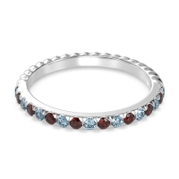 Classic and Modern Half Eternity Carman Band
