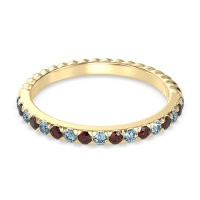 Classic and Modern Half Eternity Carman Band
