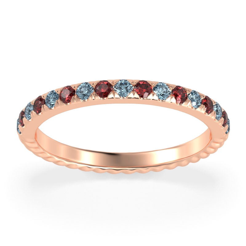 Classic and Modern Half Eternity Carman Band