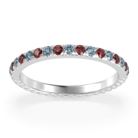 Classic and Modern Half Eternity Carman Band