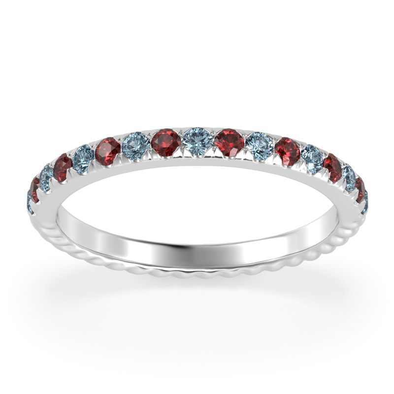 Classic and Modern Half Eternity Carman Band