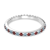 Classic and Modern Half Eternity Carman Band