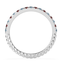 Classic and Modern Half Eternity Carman Band