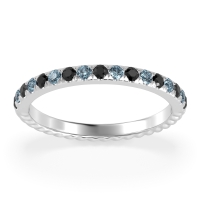 Classic and Modern Half Eternity Carman Band