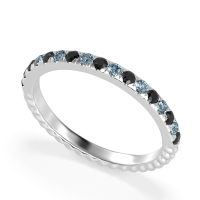 Classic and Modern Half Eternity Carman Band