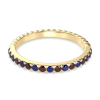 Classic and Modern Half Eternity Carman Band