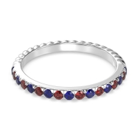 Classic and Modern Half Eternity Carman Band