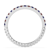 Classic and Modern Half Eternity Carman Band