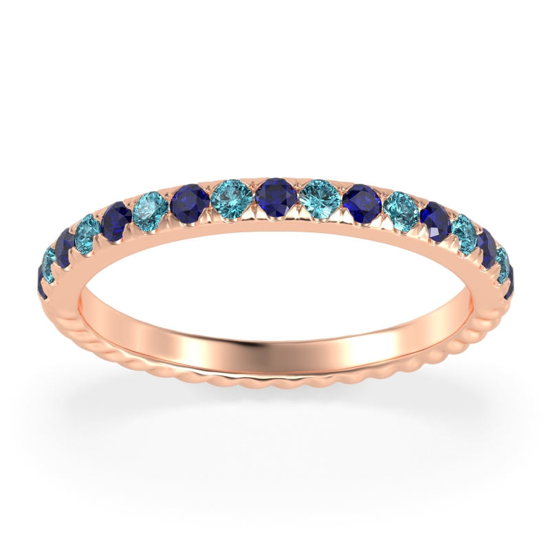 Classic and Modern Half Eternity Carman Band