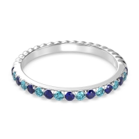 Classic and Modern Half Eternity Carman Band