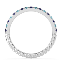Classic and Modern Half Eternity Carman Band