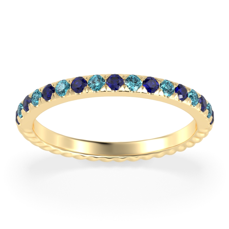 Classic and Modern Half Eternity Carman Band