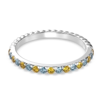 Classic and Modern Half Eternity Carman Band