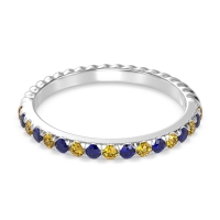 Classic and Modern Half Eternity Carman Band