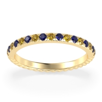 Classic and Modern Half Eternity Carman Band