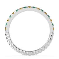 Classic and Modern Half Eternity Carman Band