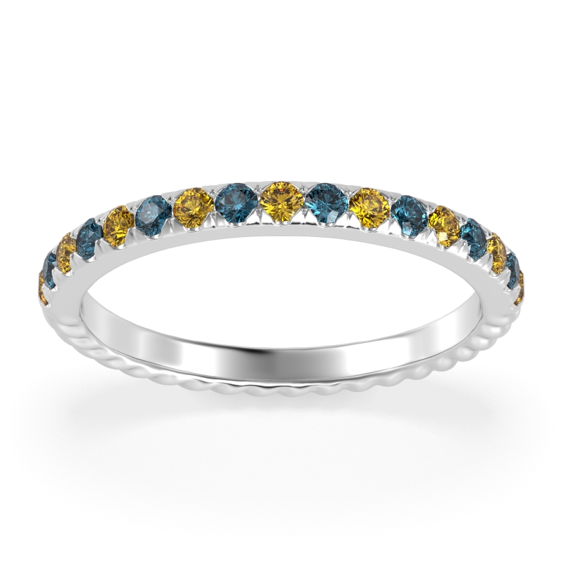 Classic and Modern Half Eternity Carman Band