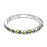 Classic and Modern Half Eternity Carman Band