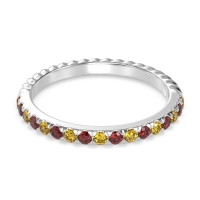 Classic and Modern Half Eternity Carman Band