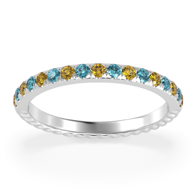 Classic and Modern Half Eternity Carman Band