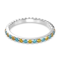 Classic and Modern Half Eternity Carman Band