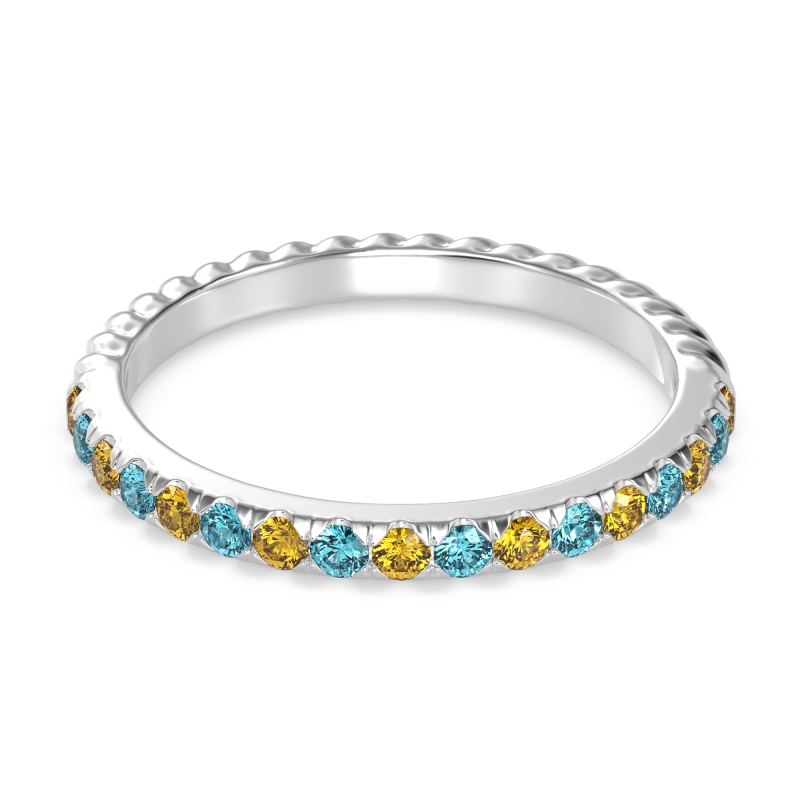 Classic and Modern Half Eternity Carman Band