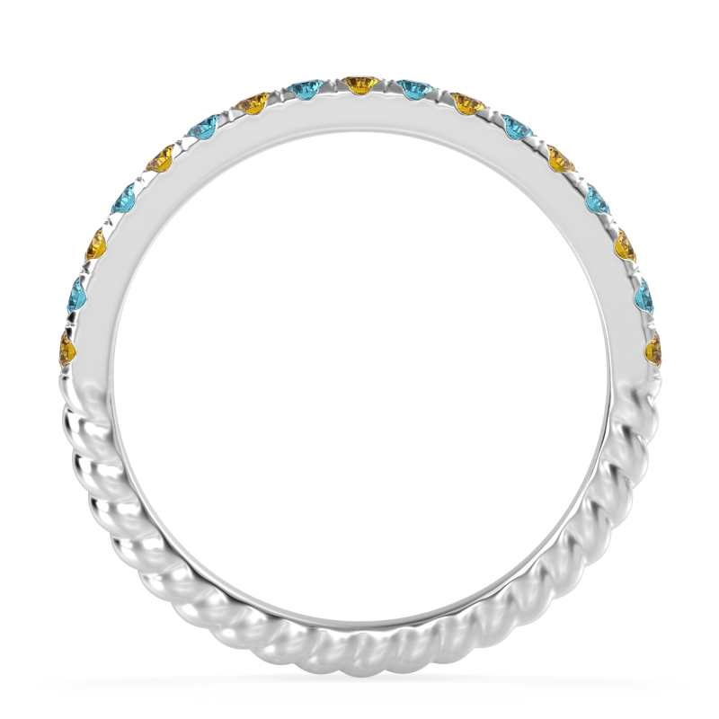 Classic and Modern Half Eternity Carman Band