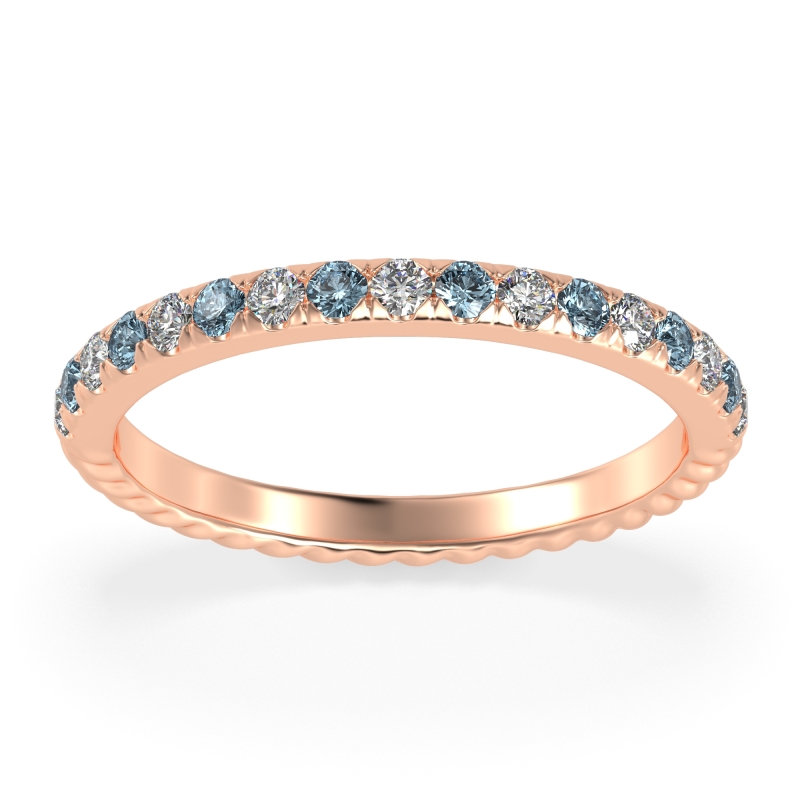 Classic and Modern Half Eternity Carman Band