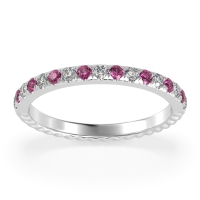 Classic and Modern Half Eternity Carman Band