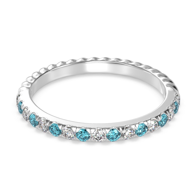 Classic and Modern Half Eternity Carman Band