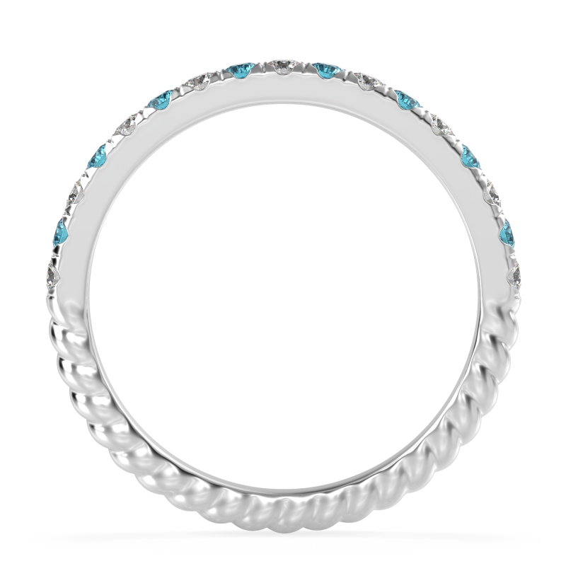 Classic and Modern Half Eternity Carman Band