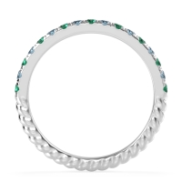 Classic and Modern Half Eternity Carman Band