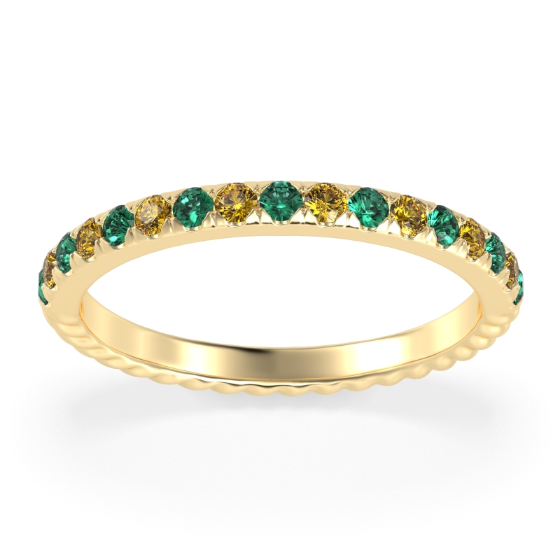 Classic and Modern Half Eternity Carman Band