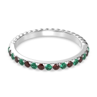 Classic and Modern Half Eternity Carman Band