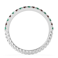 Classic and Modern Half Eternity Carman Band