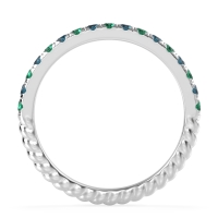 Classic and Modern Half Eternity Carman Band