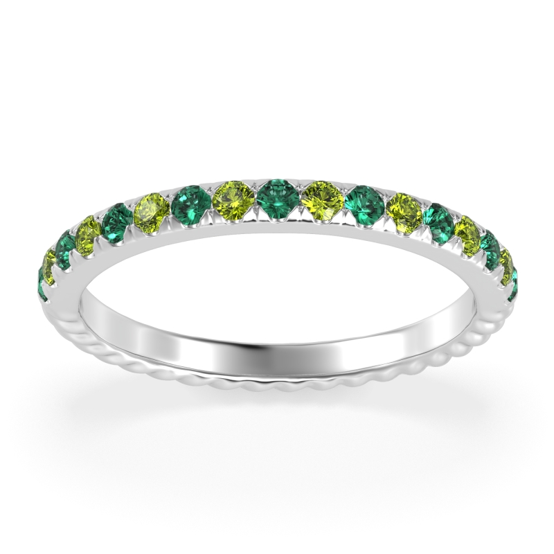 Classic and Modern Half Eternity Carman Band