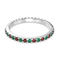 Classic and Modern Half Eternity Carman Band