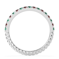 Classic and Modern Half Eternity Carman Band