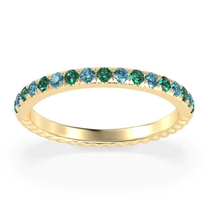 Classic and Modern Half Eternity Carman Band