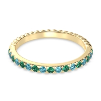 Classic and Modern Half Eternity Carman Band