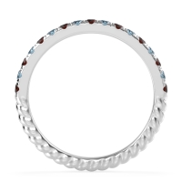 Classic and Modern Half Eternity Carman Band