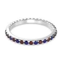Classic and Modern Half Eternity Carman Band