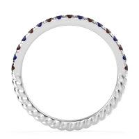 Classic and Modern Half Eternity Carman Band