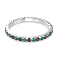 Classic and Modern Half Eternity Carman Band