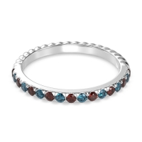 Classic and Modern Half Eternity Carman Band