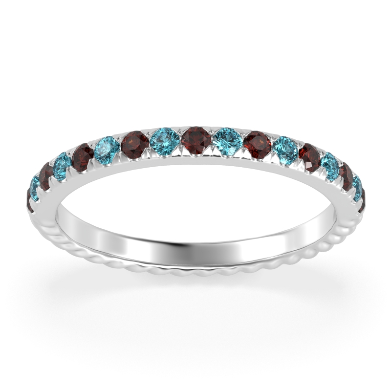 Classic and Modern Half Eternity Carman Band
