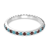 Classic and Modern Half Eternity Carman Band